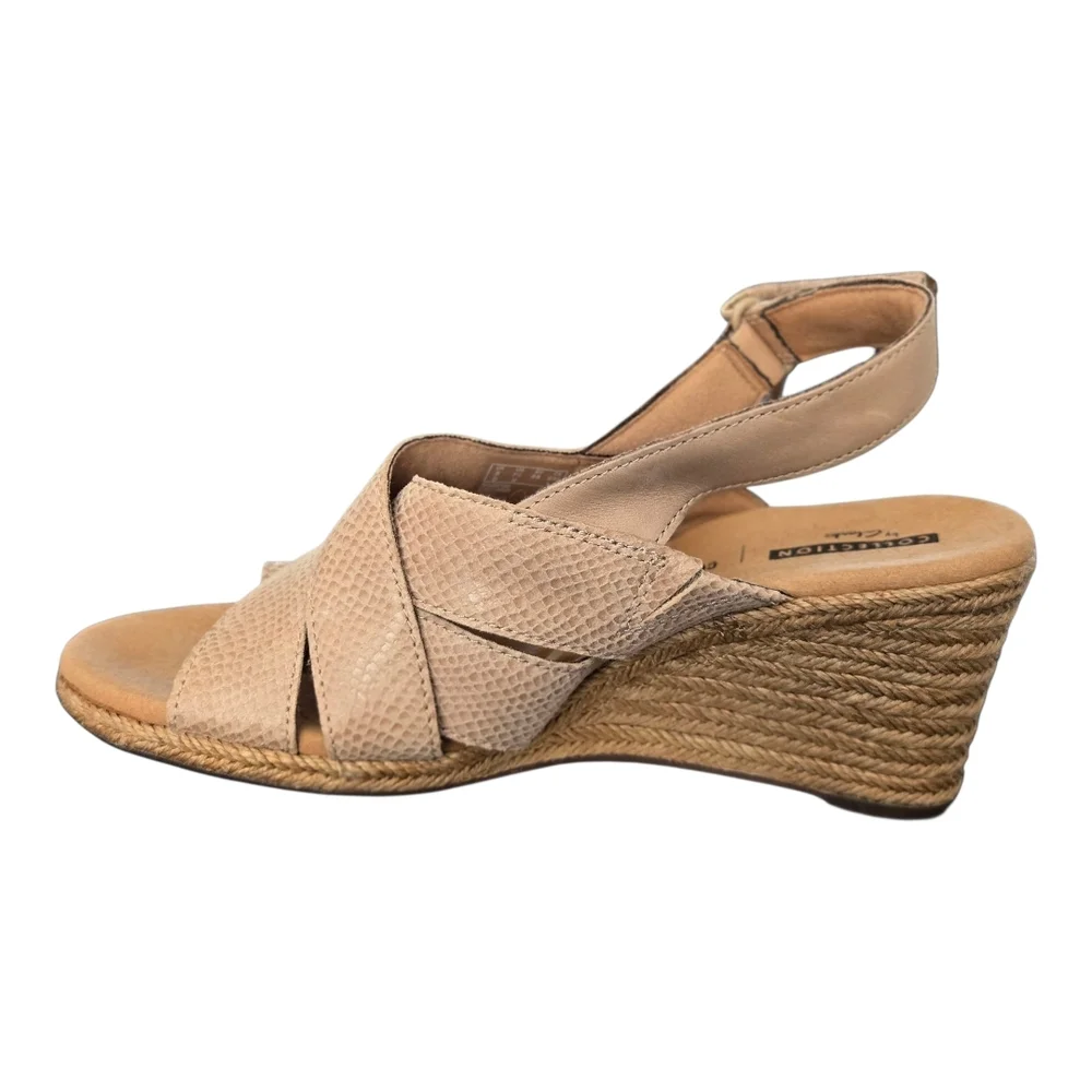 Clarks Lafley Krissy Ankle Strap Wedge Sandals Women's, Size 7.5 - Picture 3 of 8